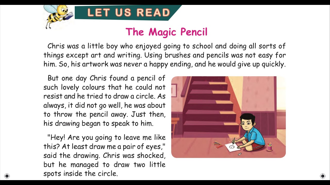4 TH ENGLISH - TERM 3 - UNIT 3 - THE MAGIC PENCIL