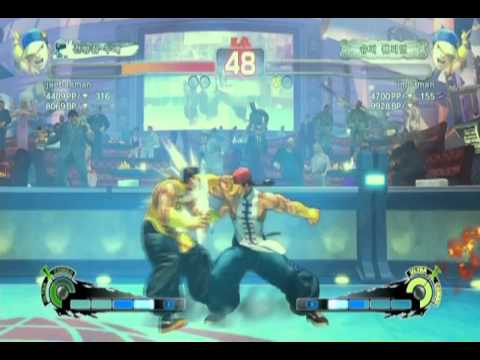 SFIV AE Team Battle 4 - jaebaeman(Yun) VS iim83man(Yun)