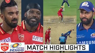 Punjab Kings vs Mumbai Indians Full Match Highlights, PBKS VS MI Full Highlights, KL Rahul, Gayle