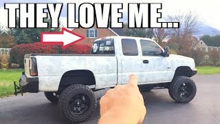I Got The LOUDEST Train Horn Possible for my DURAMAX!!! **Neighbor Yells at Me**