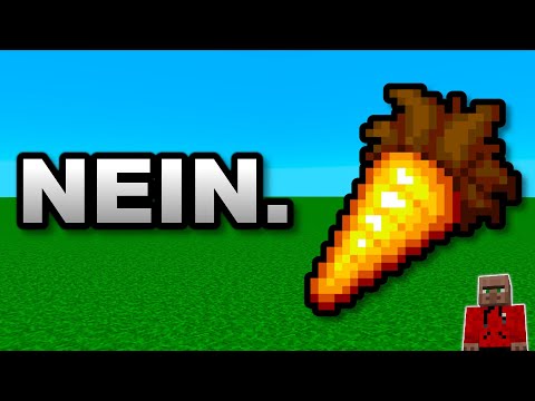 Sind GOLDENE KAROTTEN das Beste Essen in Minecraft?