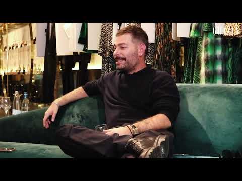 Abla Sofy interviews Fausto Puglisi from Roberto Cavalli after his Autumn/Winter 2022 show
