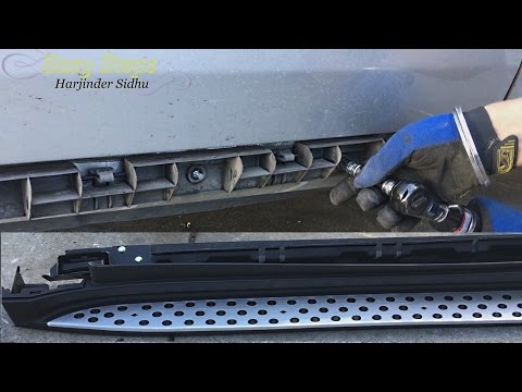 How To Install Running Boards on Mercedes | Nerf Bars | Side Steps | Step Bars