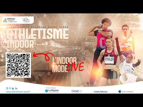 🔴LIVE - CHAMPIONNATS AUVERGNE RHÔNE-ALPES D'ATHLÉTISME 2026 INDOOR (jour 1)