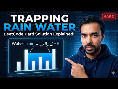 Trapping Rain Water (LeetCode 42) | Interview Essential | Full visual solution