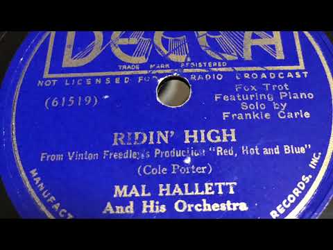 Ridin’ High - Mal Hallett and His Orchestra 1937