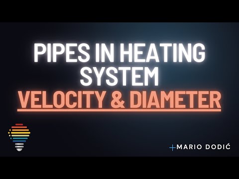 Pipe Velocity & Sizing in Heating Systems Explained
