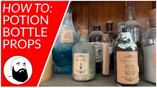 HOw To Make Potion Bottles for Halloween