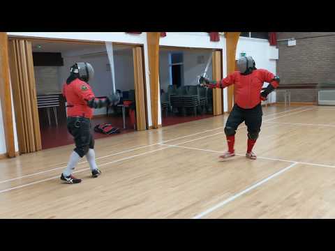 Sidesword/Meyer Rapier Sparring Mike vs Nick