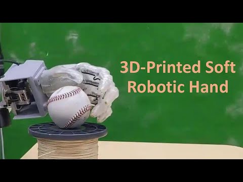 Development of a Five-Fingerd Biomimetic Soft Robotic Hand by 3D Printing the Skin and Skeleton As One Unit