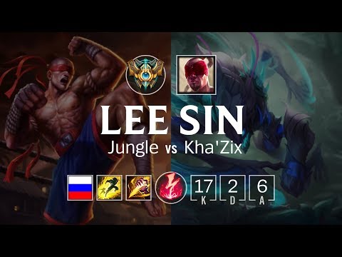 Lee Sin Jungle vs Kha'Zix - RU Challenger Patch 8.7