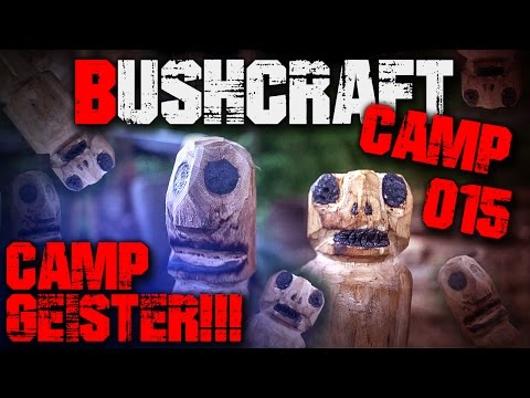 #015 - CAMP GHOSTS - Bushcraft Camp Camp Building Survival - Germany
