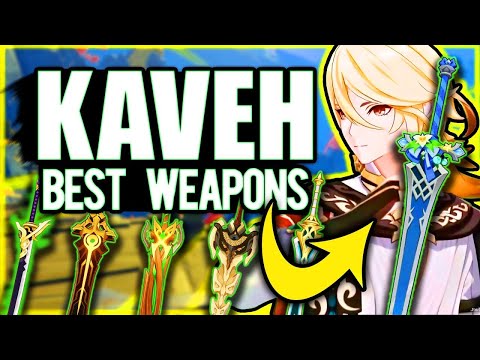 2024 Best Kaveh Weapons for 3 Kaveh Builds!  Genshin Impact