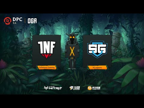 Infamous Gaming vs SG esports | OGA DPC SA Regional League Upper Division (BO3) | - Game 1