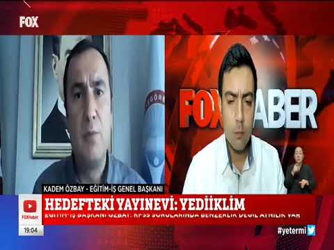Genel Başkanımız Kadem Özbay, Kpss skandalı ile ilgili Fox Tv Ana Habere değerlendirmelerde bulundu | EĞİTİM İŞ