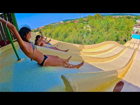 Family Racing Water Slide at Acqua Village Follonica