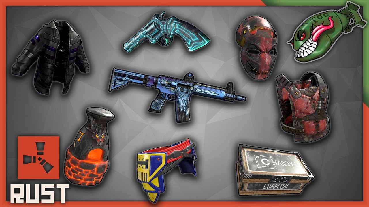 Rust Skins | Tempered Jacket, Skullkiller LR, Neo Soul Python, Toy Kilt, Renegade HQM Set #268