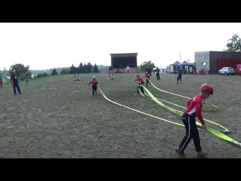 Požární útok, mladší SDH Brno-Slatina, družstvo B, 2.pokus. 10.9.2016 v Útěchově.