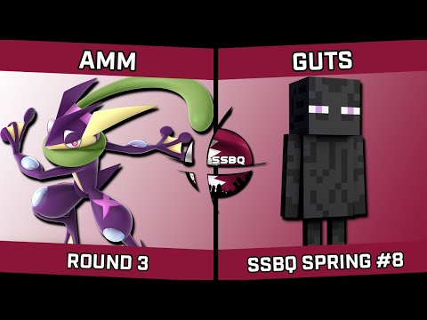 AMM (Greninja) vs GuTs (Steve) - SSBQ Spring #8