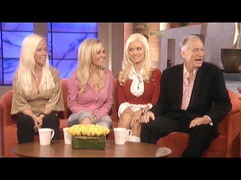 Hugh Hefner Shows Up with All Three of His Girlfriends