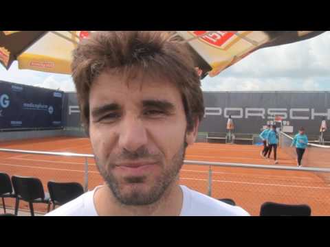 STRABAG Challenger Open 2016: 2R, Interview, J. Samper-Montana (ESP) vs Andre Ghem (BRA) 6:4, 6:3