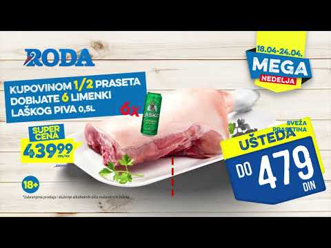 Roda I Mega nedelja 18.04 - 22.04.2019.