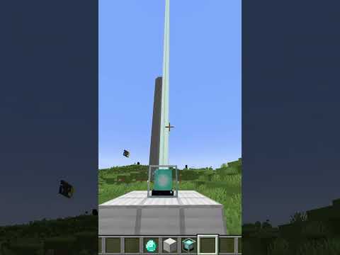 How To Make a Beacon In Minecraft #shorts