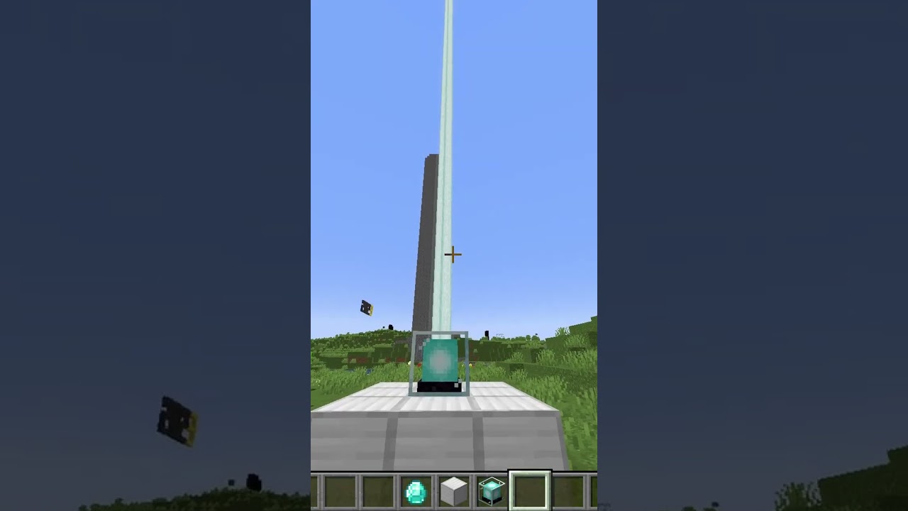 How To Make a Beacon In Minecraft #shorts