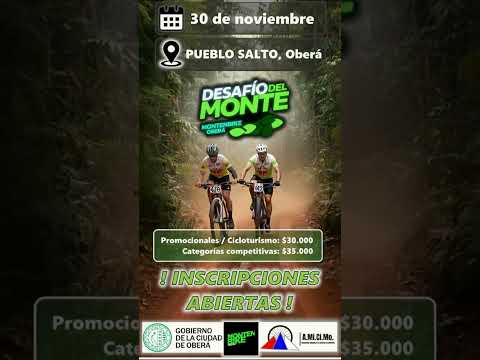 📢 ¡Desafío del Monte 2025! Este 30 de noviembre, Pueblo Salto te espera