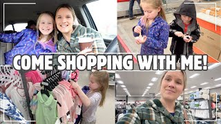 SHOP WITH ME, COSTCO, & KIDS' CLOTHES HAUL! | MOM VLOG