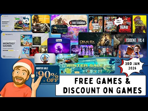 Claim This Week's Epic FREE Mystery Games & Discount on Games - 3rd Jan 2026 🎮🔥