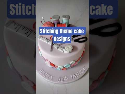 stitching theme cake ideas#like #cake #birthdaycake @Shumailakashif-n7x #song