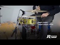 Rogers Dyna-Sonic Red Sparkle 14x6.5" video
