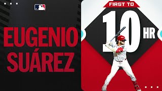 Eugenio Suárez is the first MLB player to 10 home runs in 2025! (6 HR ➡️ 10 HR in ONE GAME 🤯)