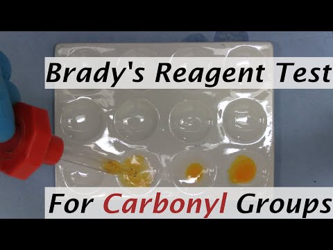Brady’s Reagent – Test for Carbonyl Group (Aldehydes and Ketones)