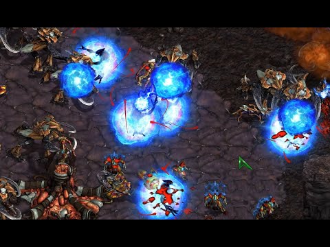 Queen 🇰🇷 (Z) v Stork 🇰🇷 (P) on Cross Game - StarCraft - Brood War REMASTERED