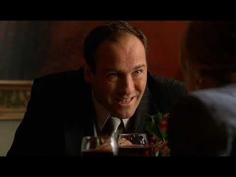Sopranos - Tony and Carmela have dinner together in the Pilot