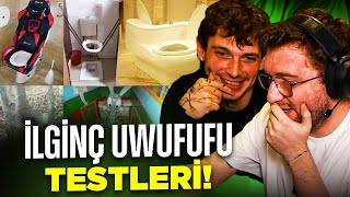 EFE UYGAÇ VE OWER YİĞİT İLGİNÇ UWUFUFU TESTLERİ ÇÖZÜYOR ‪@oweryigit‬