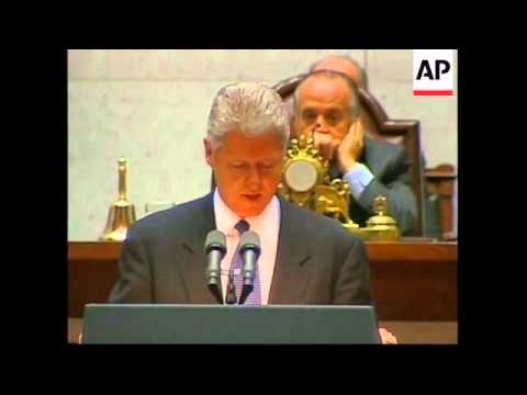 CHILE: VALPARAISO: CLINTON ADDRESSES NATIONAL CONGRESS