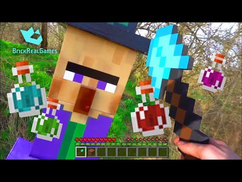 Mind-blowing Minecraft battle: Diamond Shovel vs Witch - EPIC!