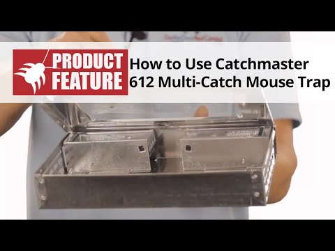 How to Use the Catchmaster Multi-Catch Mouse Trap to Catch Mice Video 