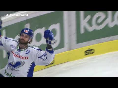 Highlights Erste Bank Eishockey Liga, 3. Runde: EC VSV - Vienna Capitals 2:1