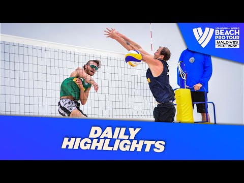 Day 1 Men's Daily Highlights Maldives 2022 #BeachProTour