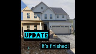 Its Finished!!| UPDATE on New Home Build #ryanhomes #newhomebuild