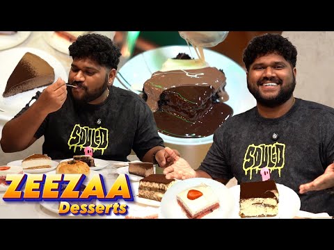 Biscoff Cheese cake & korean cheese Bun ❤️ | Zeezaa | Foodie Prabu