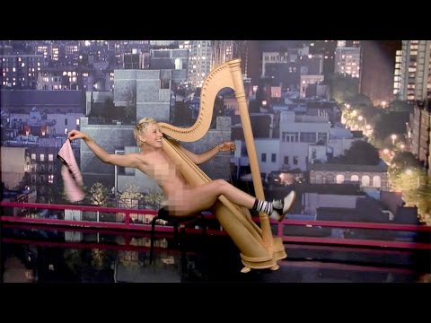 エレンはレターマンのためにストリップ (Ellen Strips for Letterman)