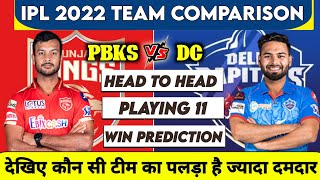 IPL 2022 - PBKS vs DC Full Team Comparison | DC vs PBKS Playing 11 Comparison | DC vs PBKS 2022