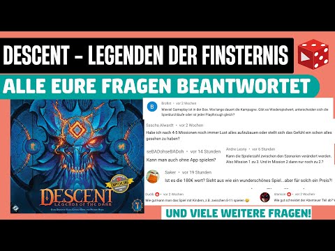 Descent: Legenden der Finsternis - Alle EURE Fragen beantwortet!