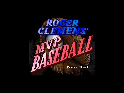 Roger Clemens' MVP Baseball (SNES 60Hz / US) - Intro / Attract Mode