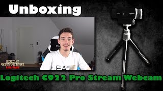 Logitech C922 Pro Stream Webcam Unboxing und Review